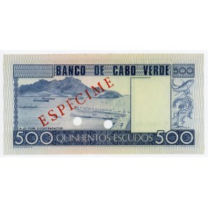 Cabo Verde 500 Escudos 1977 Specimen