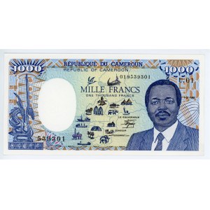 Cameroon 1000 Francs 1985