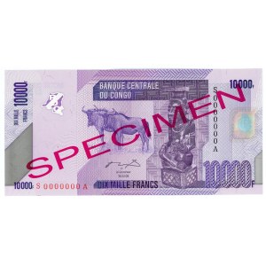 Congo Democratic Republic 10000 Francs 2006 Specimen