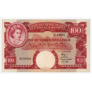 East Africa 100 Shillings 1958 - 1960 (ND)