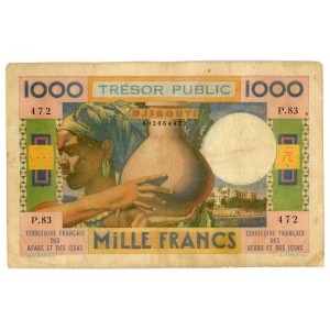 French Afars & Issas 1000 Francs 1974 (ND)