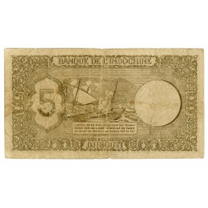 French Somaliland 5 Francs 1945