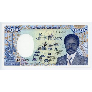 Gabon 1000 Francs 1985