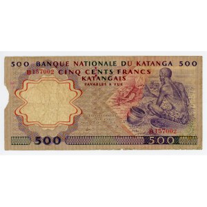 Katanga 500 Francs 1962