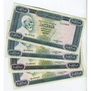 Libya 4 x 10 Dinars 1972