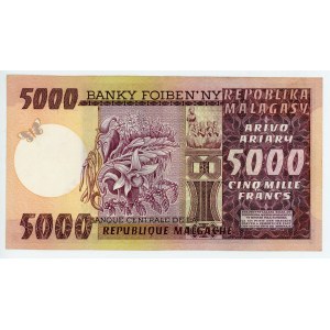 Madagascar 5000 Francs 1974 - 1975 (ND)
