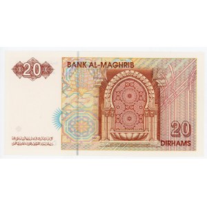 Morocco 20 Dirhams 1996