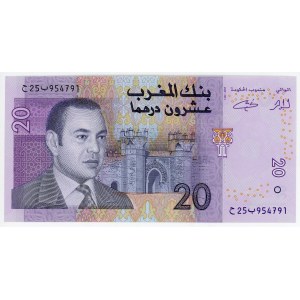 Morocco 20 Dirhams 2005