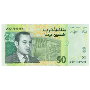 Morocco 50 Dirhams 2002