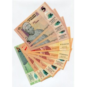 Nigeria Lot of 9 Banknotes 2006 - 2009