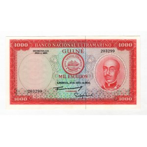 Portuguese Guinea 1000 Escudos 1964