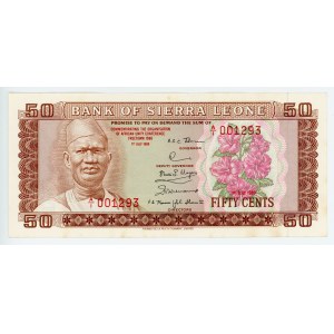 Sierra Leone 50 Cents 1980 Commemorative