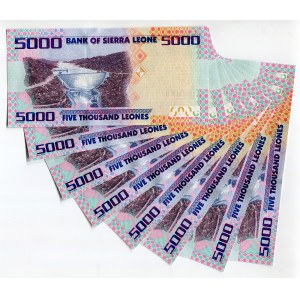 Sierra Leone 8 x 5000 Leones 2018