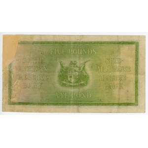 South Africa 5 Rand 1936