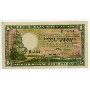 South Africa 5 Pounds 1944