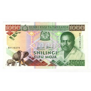 Tanzania 1000 Shillings 1990