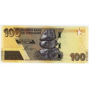 Zimbabwe 100 Dollars 2020