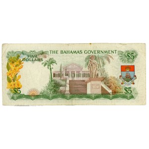 Bahamas 5 Dollars 1965