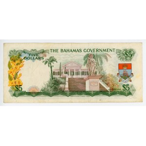 Bahamas 5 Dollars 1965