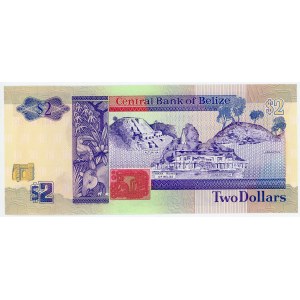Belize 2 Dollars 1990