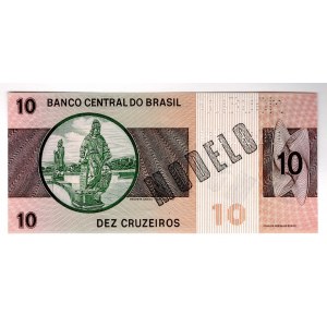 Brazil 10 Cruzeiros 1970 - 1980 (ND) Specimen