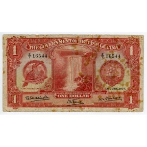 British Guiana 1 Dollar 1937