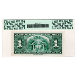 Canada 1 Dollar 1937 PCGS 62