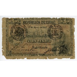 Chile 1 Peso 1907