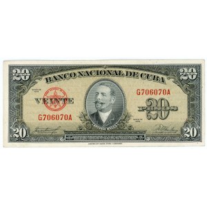 Cuba 20 Pesos 1958