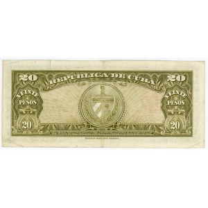 Cuba 20 Pesos 1958