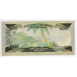 East Caribbean States Saint Lucia 100 Dollars 1988 - 1993 (ND)