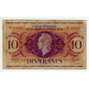 Guadeloupe 10 Francs 1944