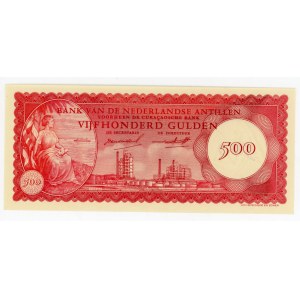 Netherlands Antilles 500 Gulden 1962