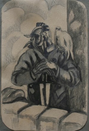 Maria Dunin-Piotrowska, Karykatura Józefa Piłsudskiego