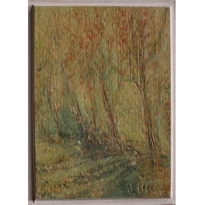 Emil Ukleja, Landschaft mit Bäumen