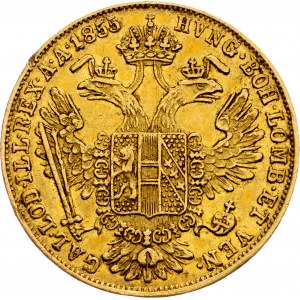 Franz Joseph I., 1 Dukat 1855, Vienna