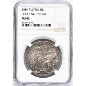 Franz Joseph I., Medal 1880, Vienna, NGC MS 63