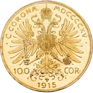 Franz Joseph I., 100 Krone 1915, Vienna
