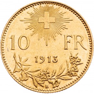 Switzerland, 10 Francs 1913, Bern