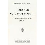 [Einband von F. J. Radziszewski]. Kasimir. Rokoko in Italien.Menschen-Literatur-Kunst. 1915.