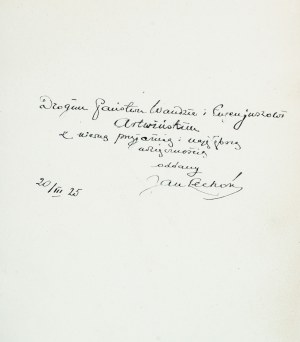 [Author's handwritten dedication]. Lechoń Jan, Silver and black. 1st ed.