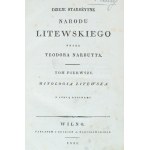 [Působivá dobová vazba].Narbutt Teodor, Ancient history of the Lithuanian nation. 1835-1841.