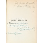 [Mit handschriftlicher Widmung].Pruszyński Zenon. Michaliks Höhle, die Räumlichkeiten des Grünen Ballons.