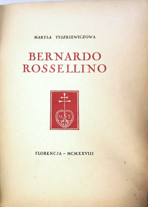 [The first publication of the Tyszkiewicz outhouse]. Tyszkiewiczowa Maryla, Bernardo Rossellino