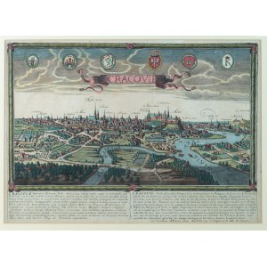 [A view of Cracow in 1715]. Jollain F. [ed.], Cracovie, before 1715.