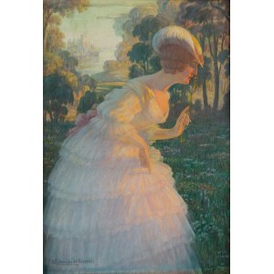 Eugeniusz Urbański-Nieczuja (1877-1955), Eugeniusz Urbański-Nieczuja | Lady with a carnation
