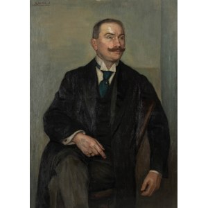Henryk Berlewi (1894 Varšava - 1967 Paříž), Henryk Berlewi | Portrét gdaňského obchodníka Arthura Kleina, 1917.