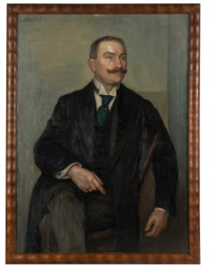 Henryk Berlewi (1894 Warszawa - 1967 Paryż), Henryk Berlewi | Portret gdańskiego kupca Artura Kleina, 1917 r.