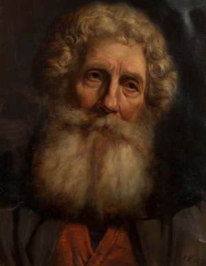 Aleksander Kotsis (1836 Ludwinów/k.Krakowa - 1877 Podgórze), Aleksander Kotsis | Portret mężczyzny, 1863 r.