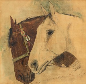 Juliusz Holzmüller (1876 Bolechów - 1932 Lwów), Juliusz Holzmüller | Studium dwóch końskich głów